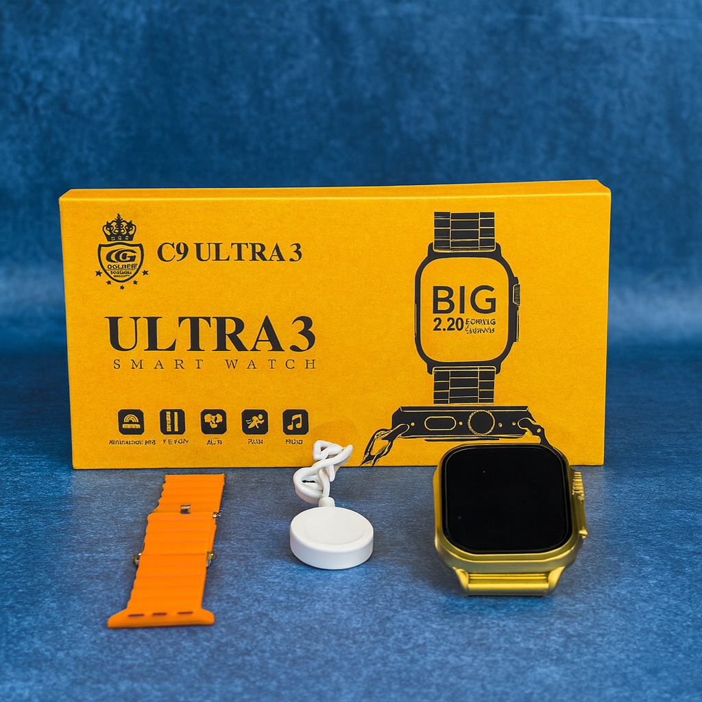 C9 Ultra3 Smartwatch with two Strap