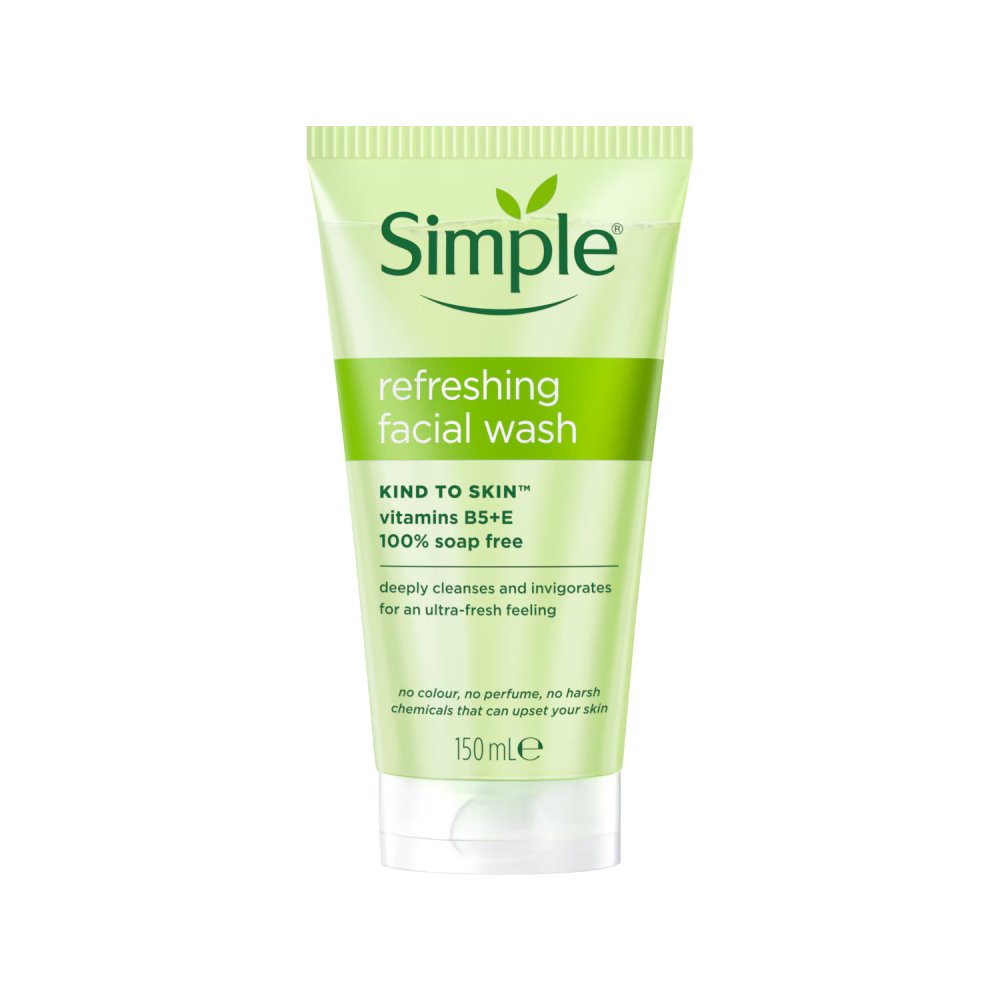 Simple Kind To Skin Refreshing Facial Wash Gel 150 ml (Poland)